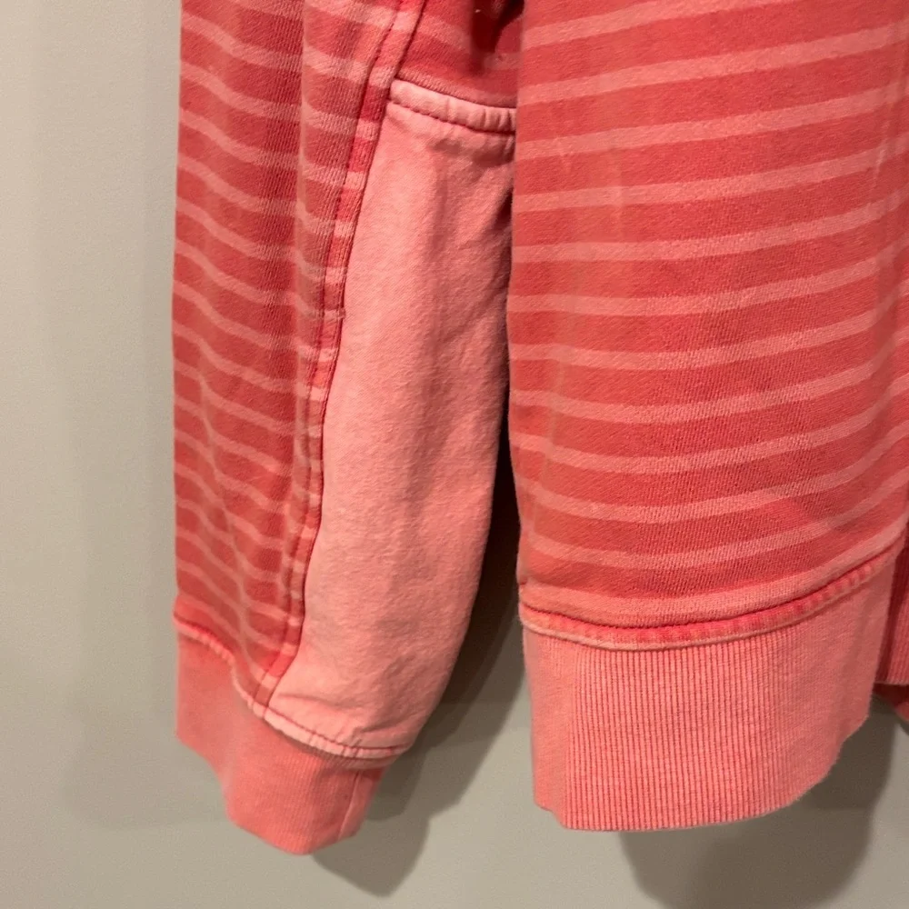 Vineyard Vines Coral Striped Pullover - Picture 3 of 4